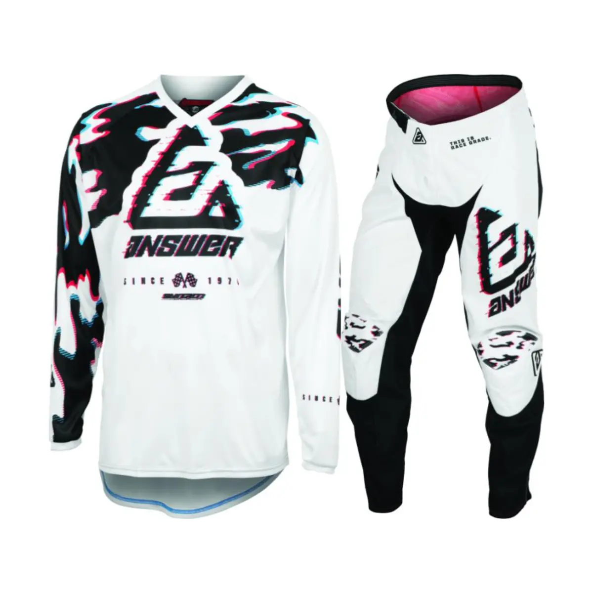 Answer Racing Syncron Meltdown Adult Red/Blue/White Gear Combo 1