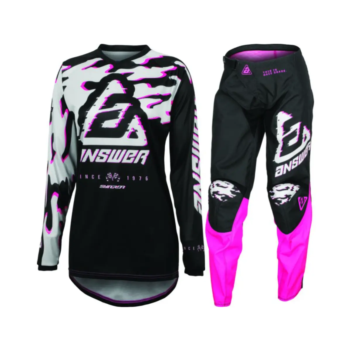 Answer Racing Syncron Meltdown Women's Black/Magenta/Grey Gear Combo 1