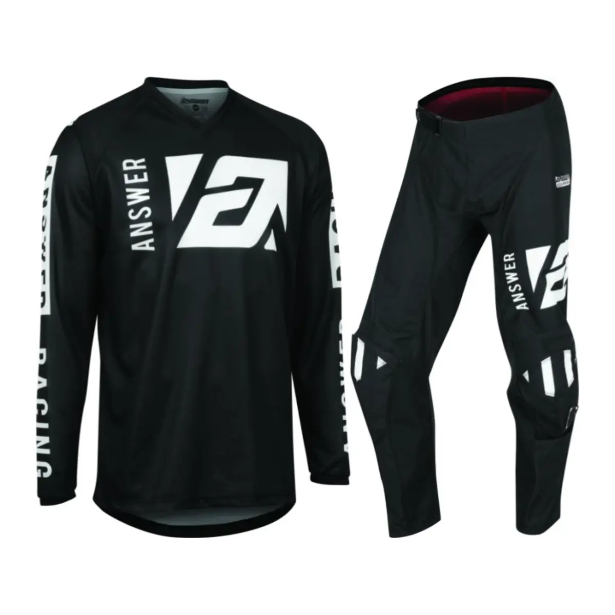 Answer Racing Syncron Merge Adult Black/White Gear Combo 1