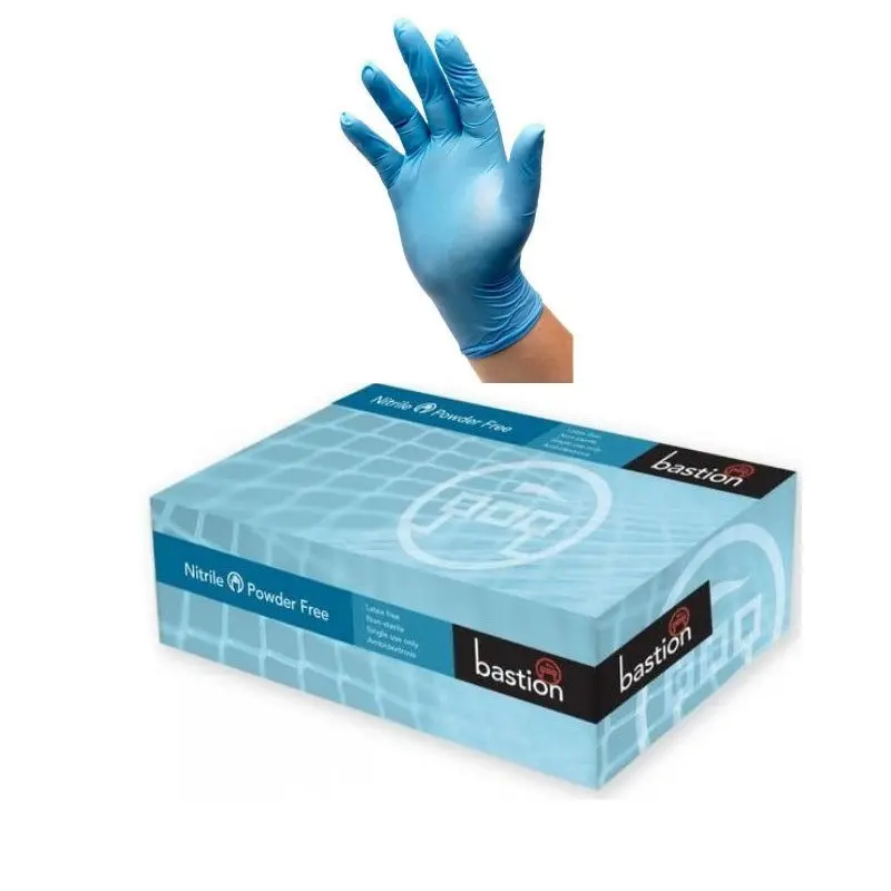 Bastion Soft Nitrile Gloves Blue 1