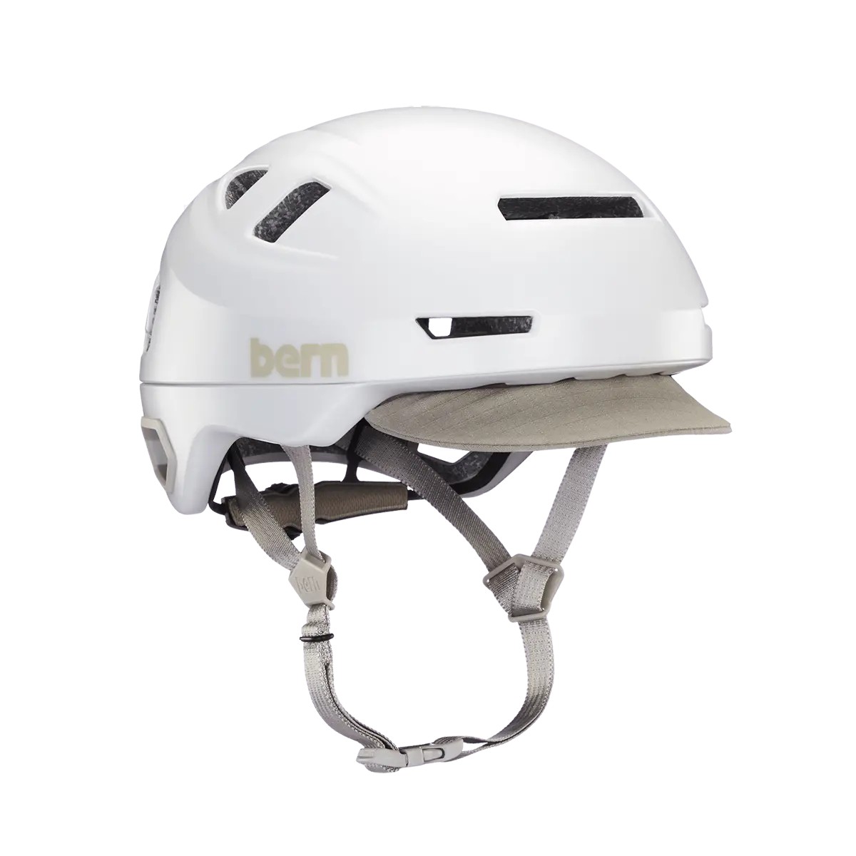 Bern Hudson Mips Satin White 1