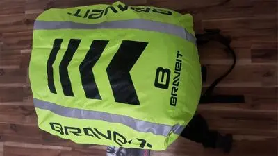 Brave Backpack Cover Hi-Vis Fluro/Reflective/Black 1