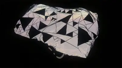 Brave Backpack Cover Silver Reflective 1