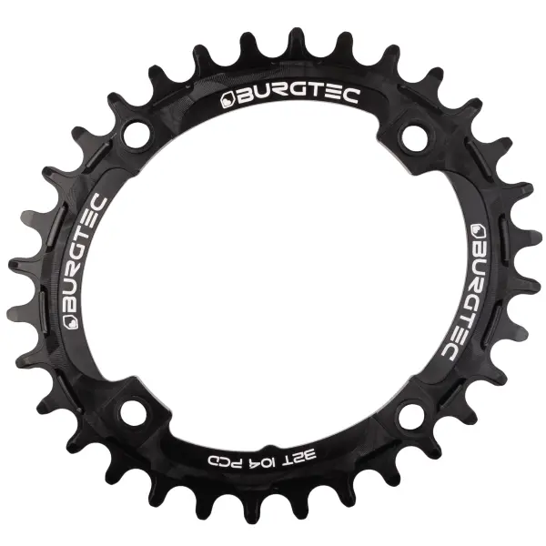Burgtec Oval 104Mm Bcd Thick Thin Chainring 1