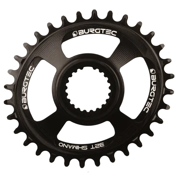 Burgtec Shimano Direct Mount Oval Thick Thin Chainring 1