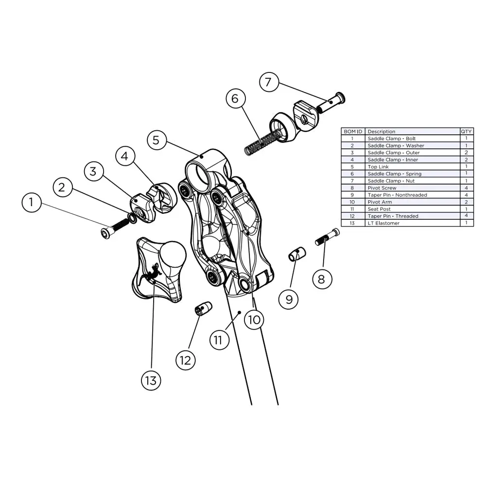 Cane Creek Thudbuster G4 Spare Parts 1