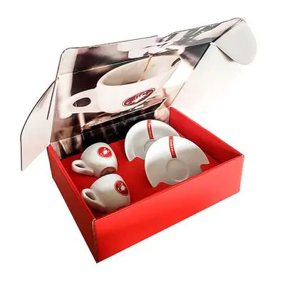 Castelli Espresso Cup Set White/Red 1