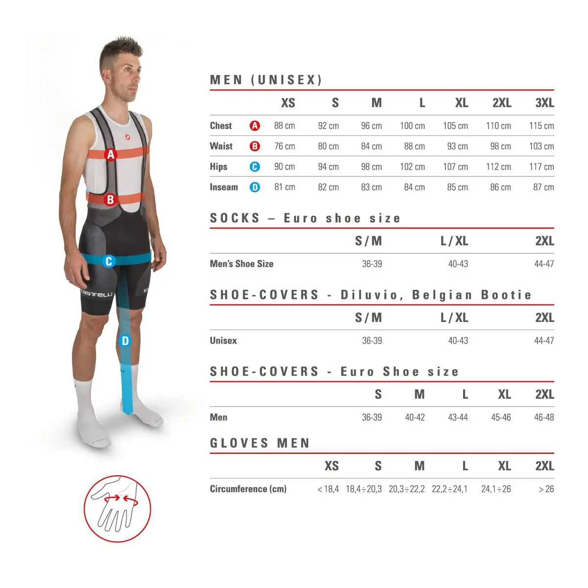 Castelli Rosso Corsa Espresso Gloves 5