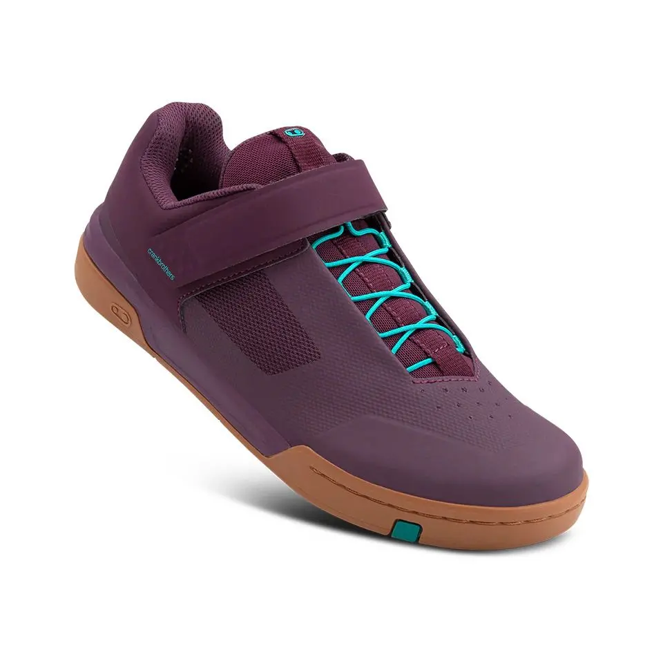 Crankbrothers Stamp Speedlace Purple / Teal Blue 7