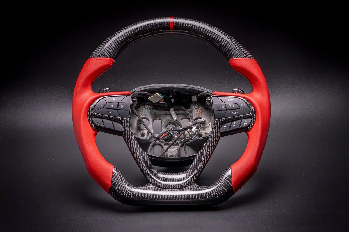 Steering Wheel - Jeep (Red Leather) - Grand Cherokee / Cherokee 1