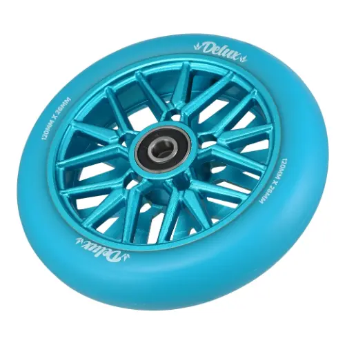 120Mm X 26Mm Delux Wheel - Blue - Envy 1