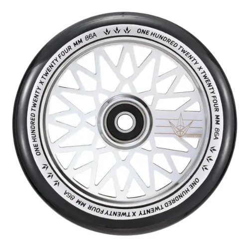 120Mm Wheel Hollowcore Diamond - Chrome/Black 1