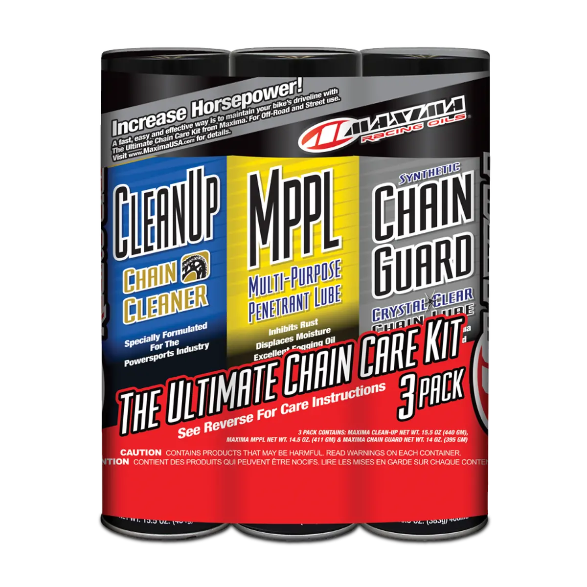 Maxima Racing Chain Guard Care Kit 3-Pack 1