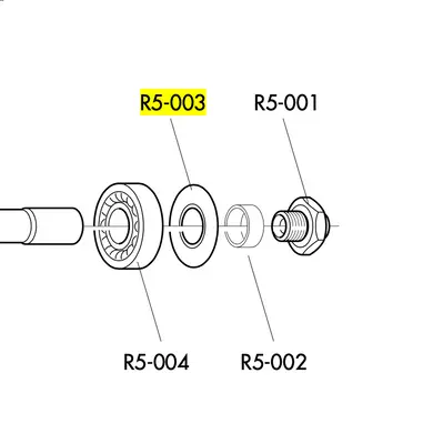 Fulcrum Part R5-003 Front Cup 1