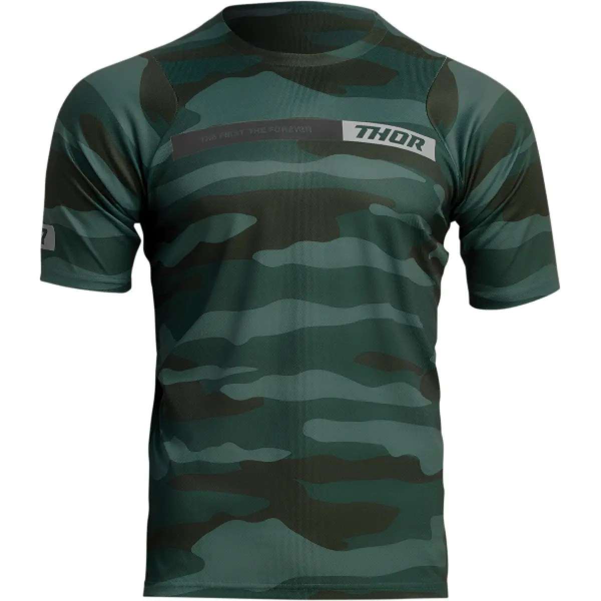 2024 Thor Racing Assist Short Sleeve Camo Bicycle Jersey 1