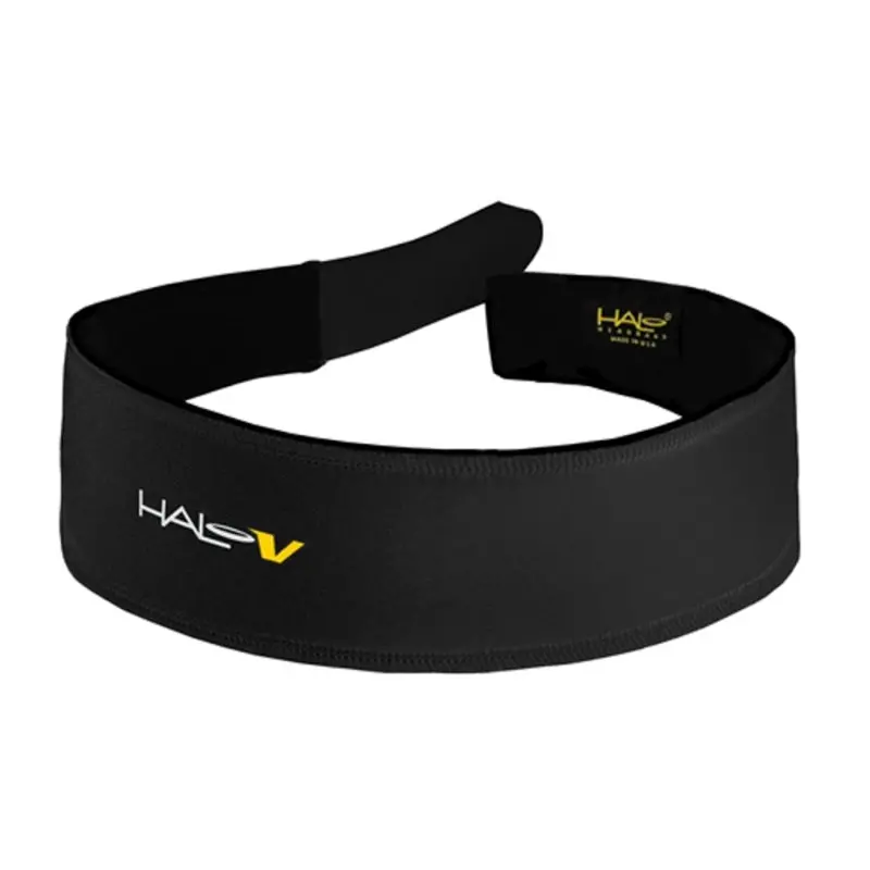 Halo V Headband Velcro Black 1