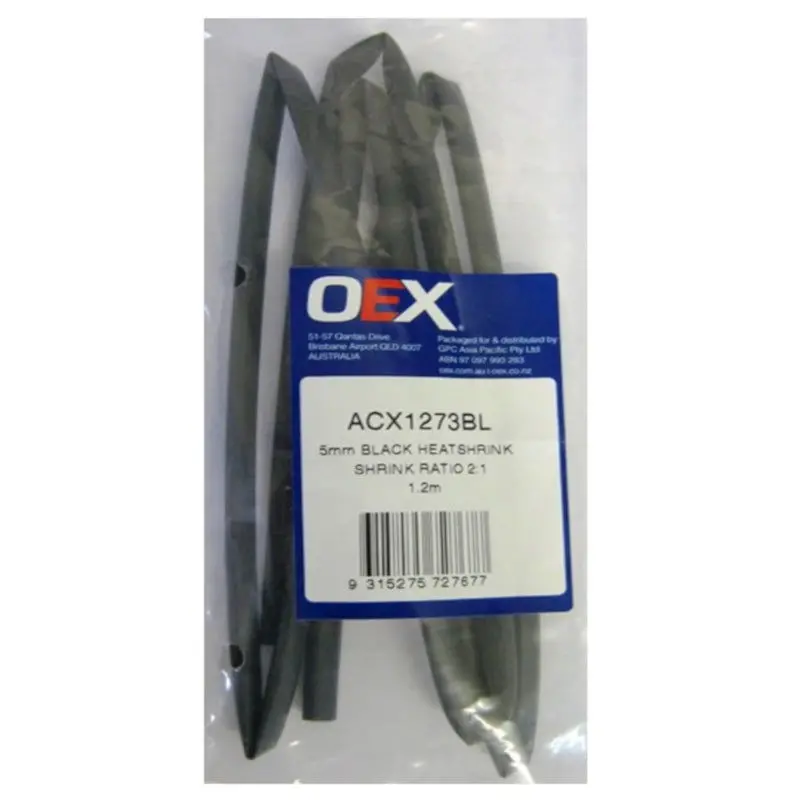 Heat Shrink 4.8Mm Black 1