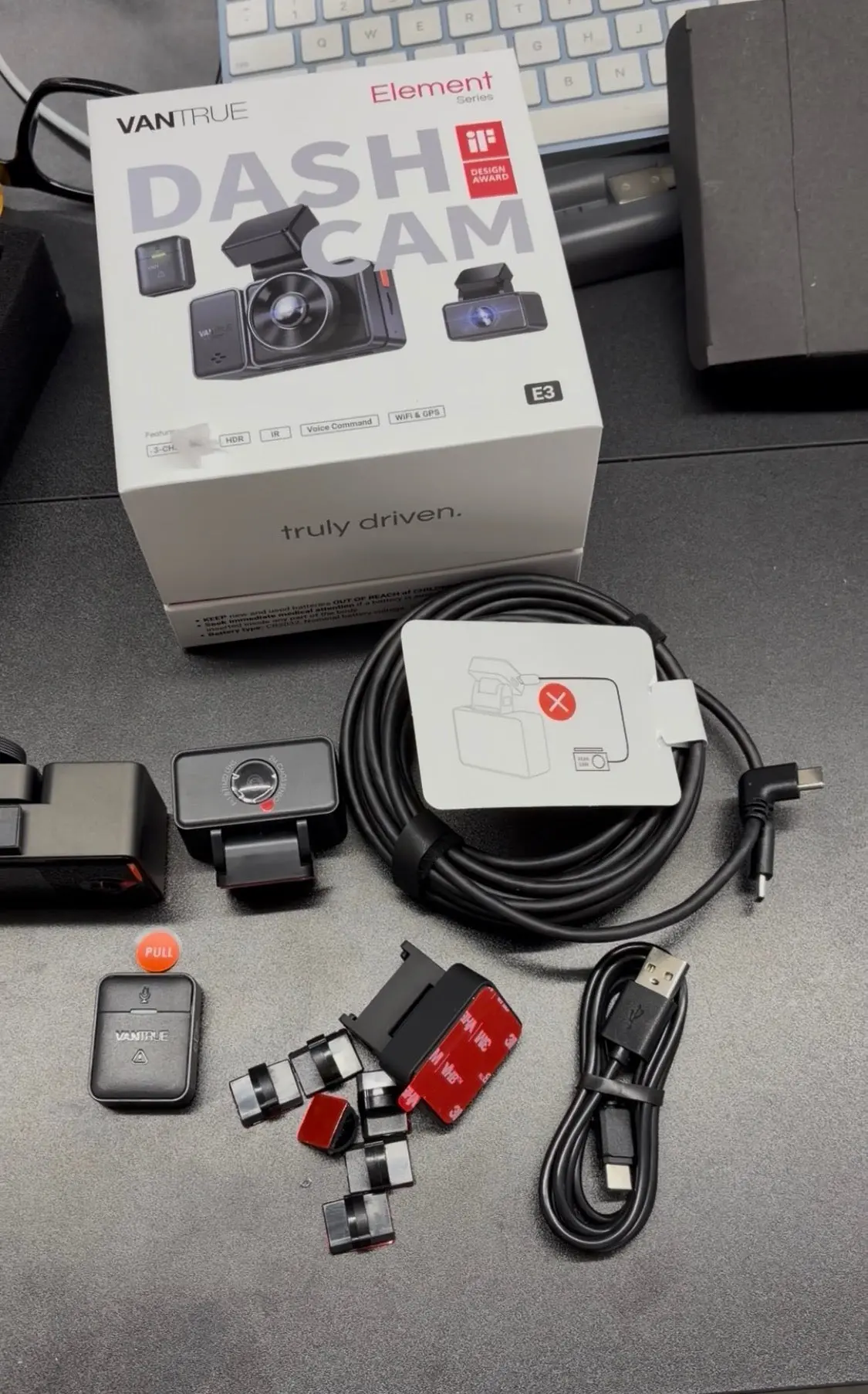 Vantrue Dash Camera Element 3 1