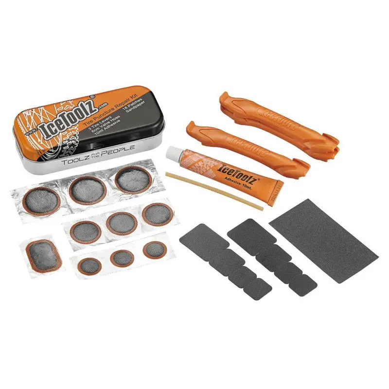 Icetoolz Cycle Puncture Repair Kit With Tyre Levers 1