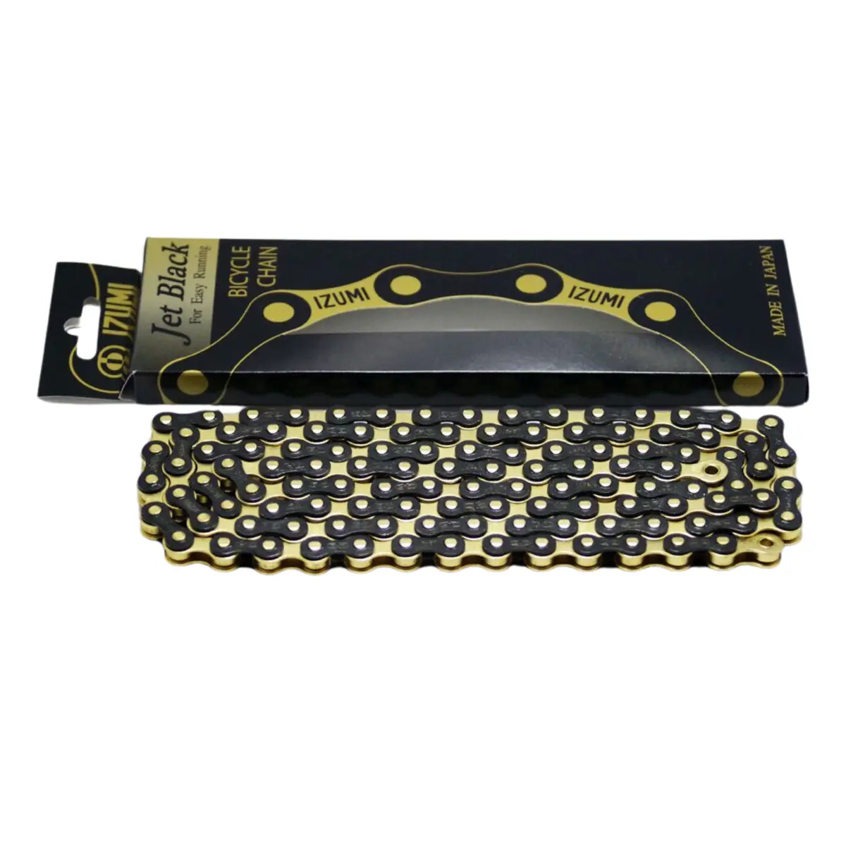 Izumi Track Chain Jet Black And Gold 1