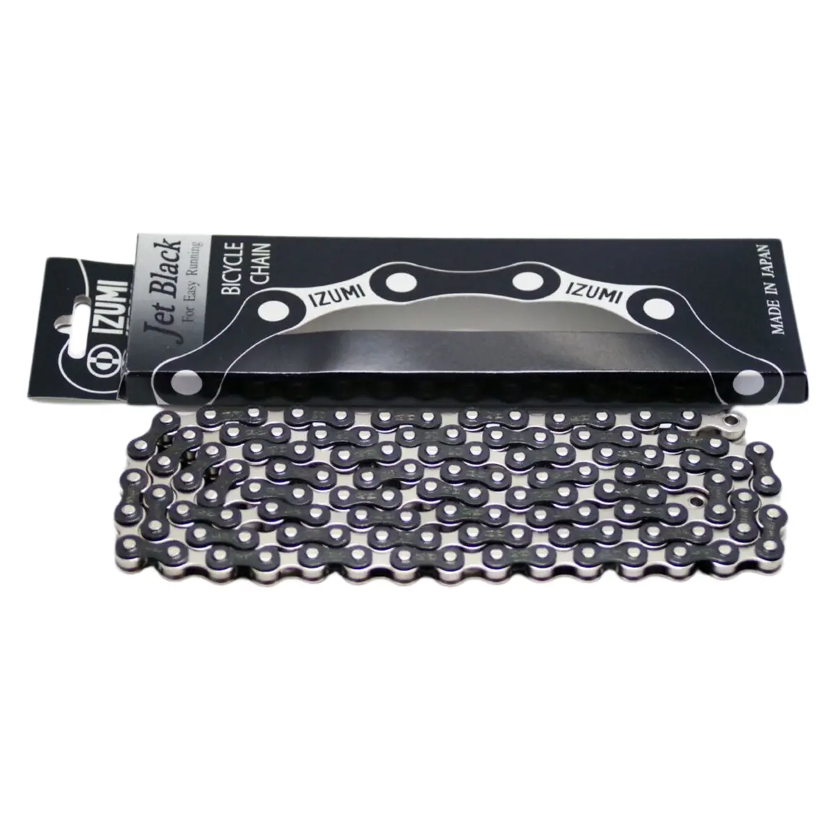 Izumi Track Chain Jet Black And Silver 1