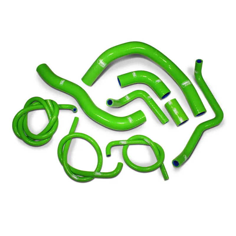 Samco Sport Silicone Hoses - Kawasaki Z1000 14-16 Green (With Clip Kit) 1