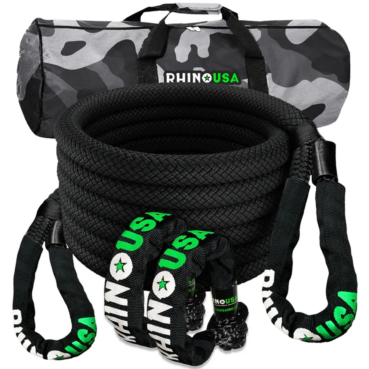 Rhino Usa 7/8" X 30' Kinetic Recovery Rope Kit 1