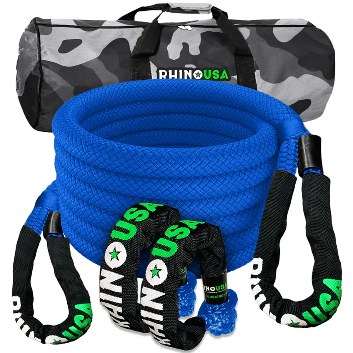 Rhino Usa 7/8" X 30' Kinetic Recovery Rope Kit 2
