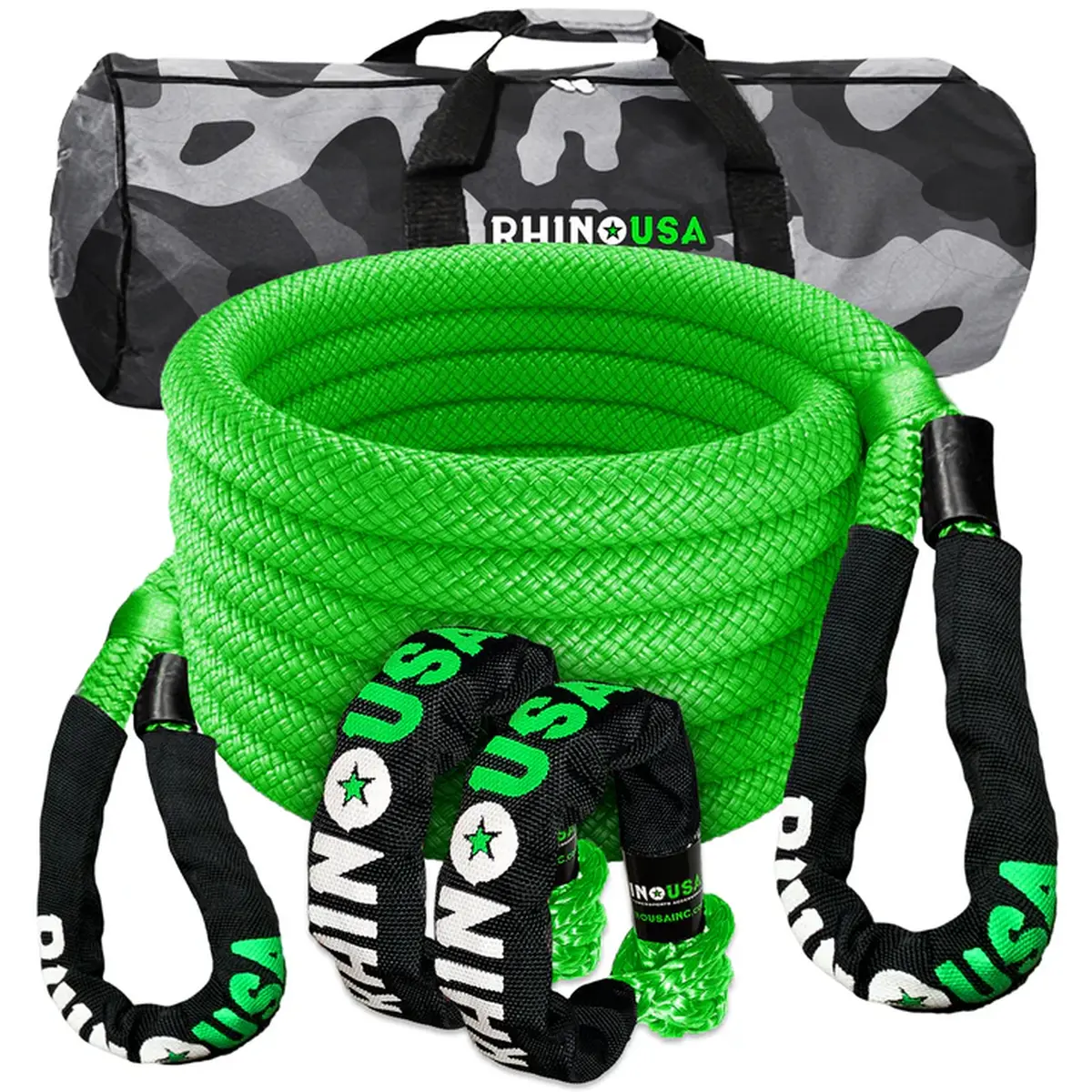 Rhino Usa 7/8" X 30' Kinetic Recovery Rope Kit 3