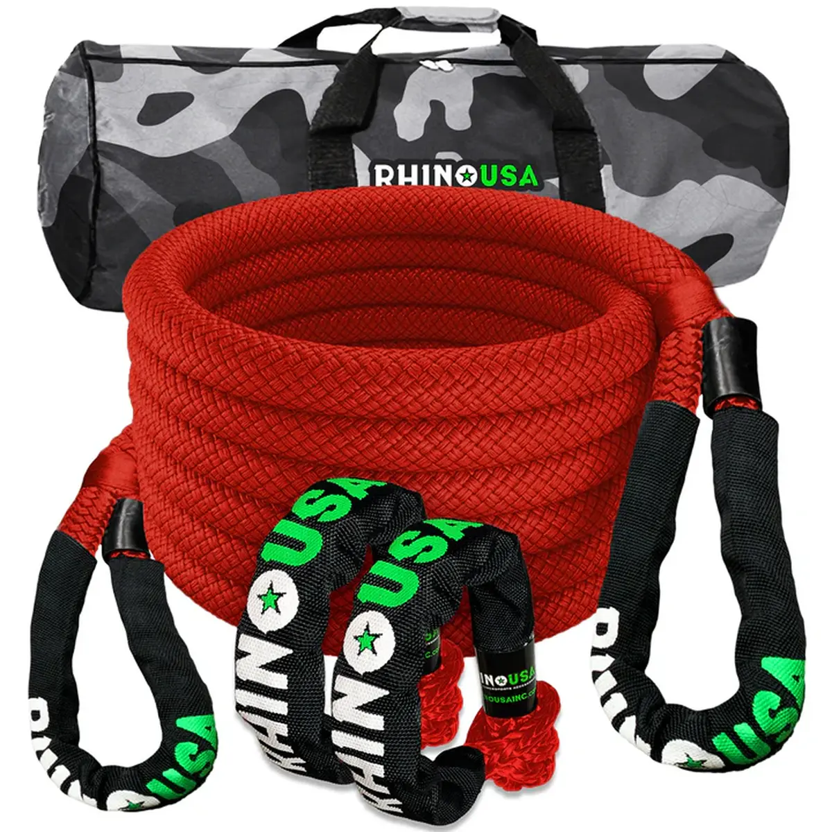 Rhino Usa 7/8" X 30' Kinetic Recovery Rope Kit 4