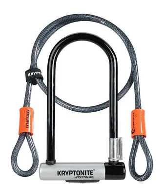 Kryptonite Lock Kryptolok U-Lock 100 X 230Mm Key W 1