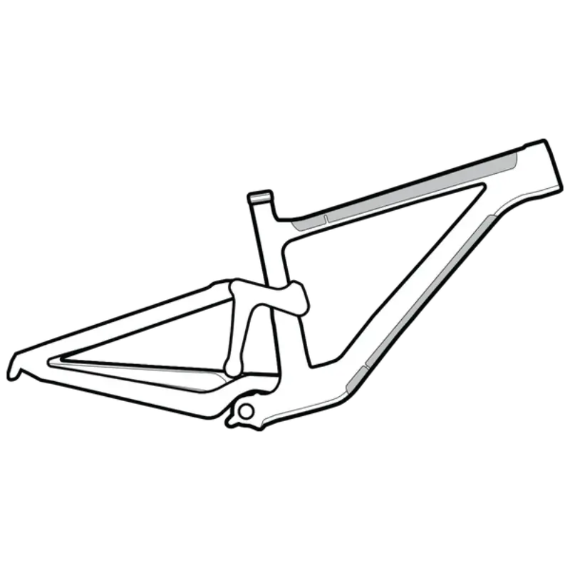 Lizard Skins Clear Protective Frame Wrap Large 2