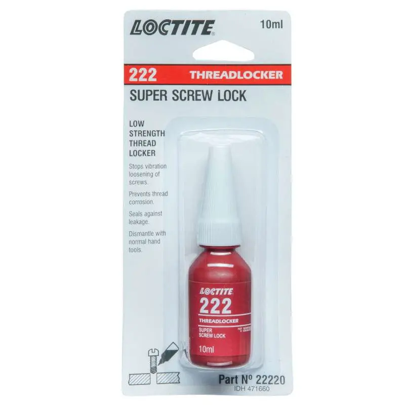Loctite 222 Low Strength Threadlocker 10Ml 1