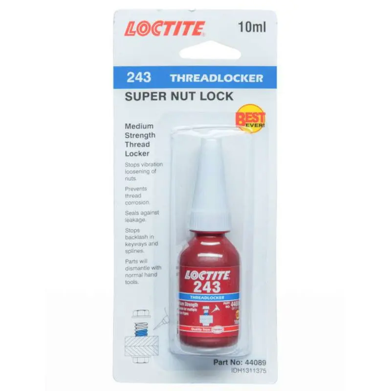 Loctite 243 Medium Strength Threadlocker 10Ml 1