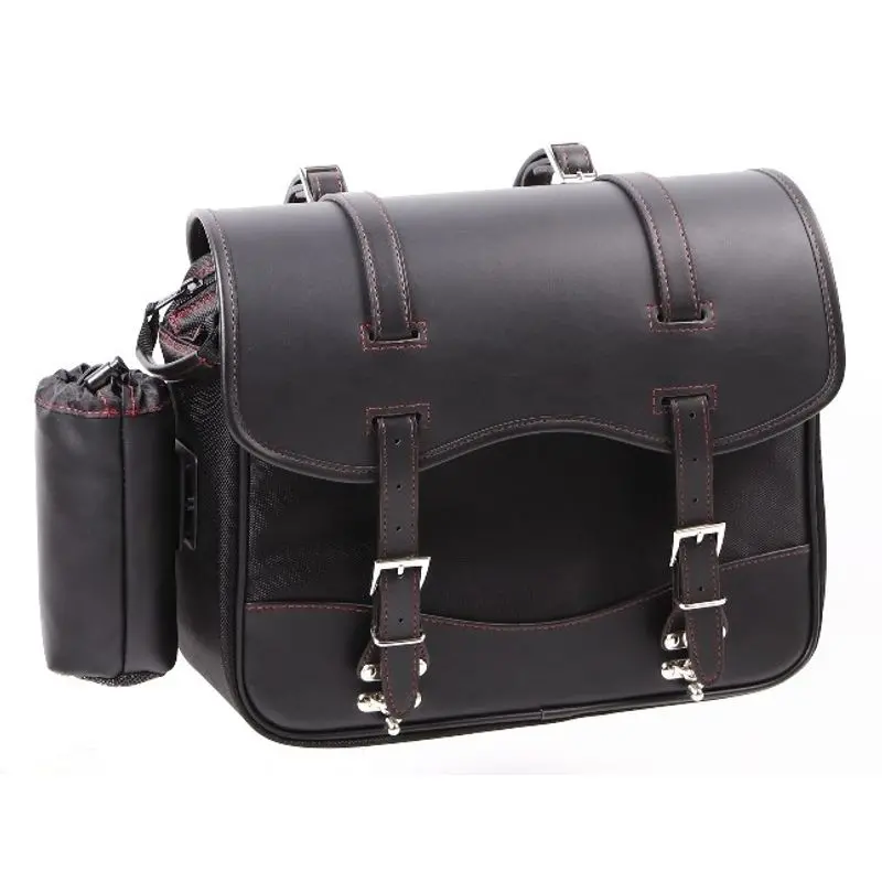 Degner Nylon Saddle Bag With Bottle Holder [Nb-1] 1