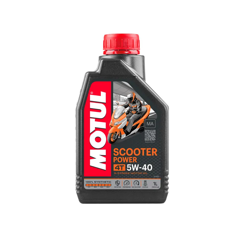 Motul Scooter Power 5W-40 Engine Lubricants 1L 1