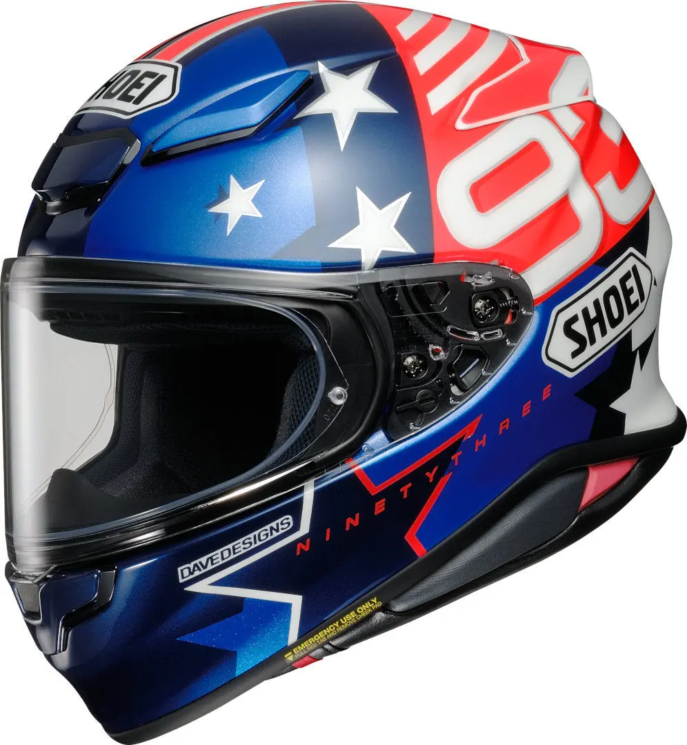 Shoei Z-8 Mm93 Collection Limited American Spirit 1