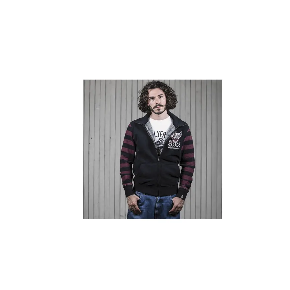 Holyfreedom Sweatshirt Fullzip Wine Black Wine 1