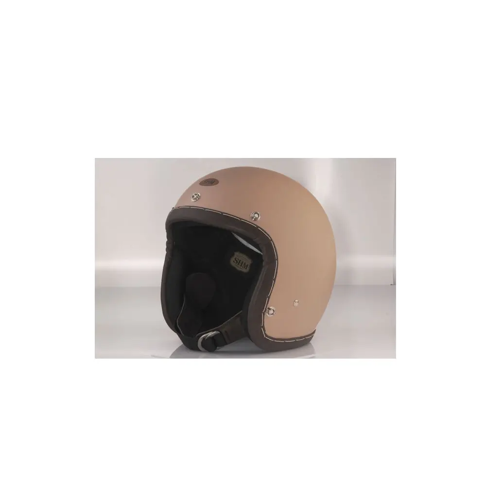 Din Market Shm Hand Stitch Lot-105 Open Face Helmet 4
