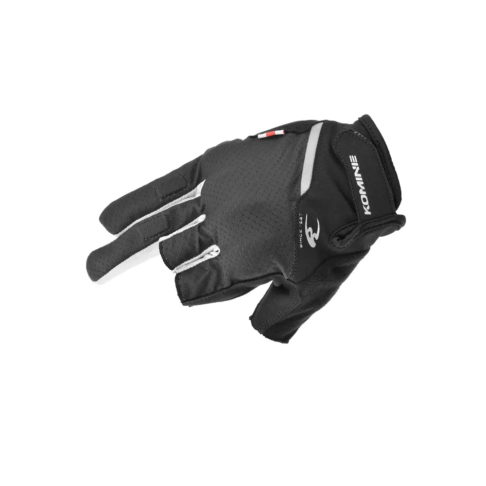 Komine Gk-260 Protect 3 Fingerless Mesh Gloves 1