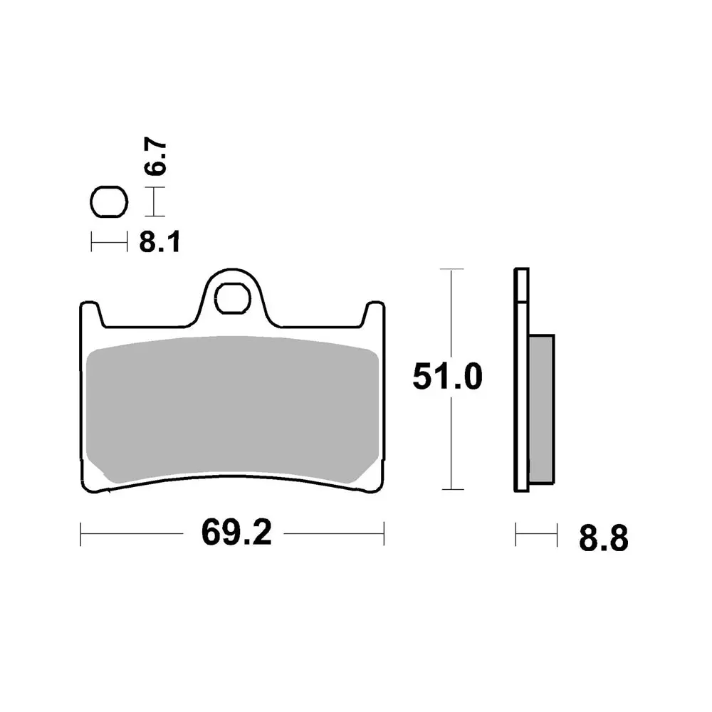 Sbs Brake Pads 634Hs 2