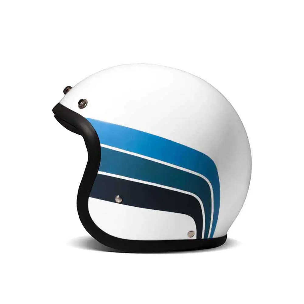 Dmd Jet Helmet Vintage Olympus-White Blue 1