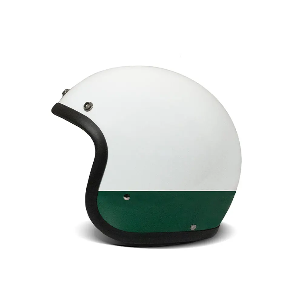 Dmd Jet Helmet Vintage - Goodwood [White/Green] 1