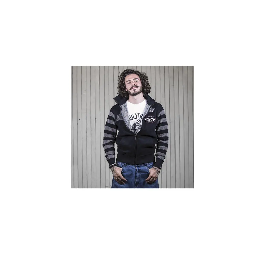 Holyfreedom Leather 2021 Sweatshirt Black Grey 3