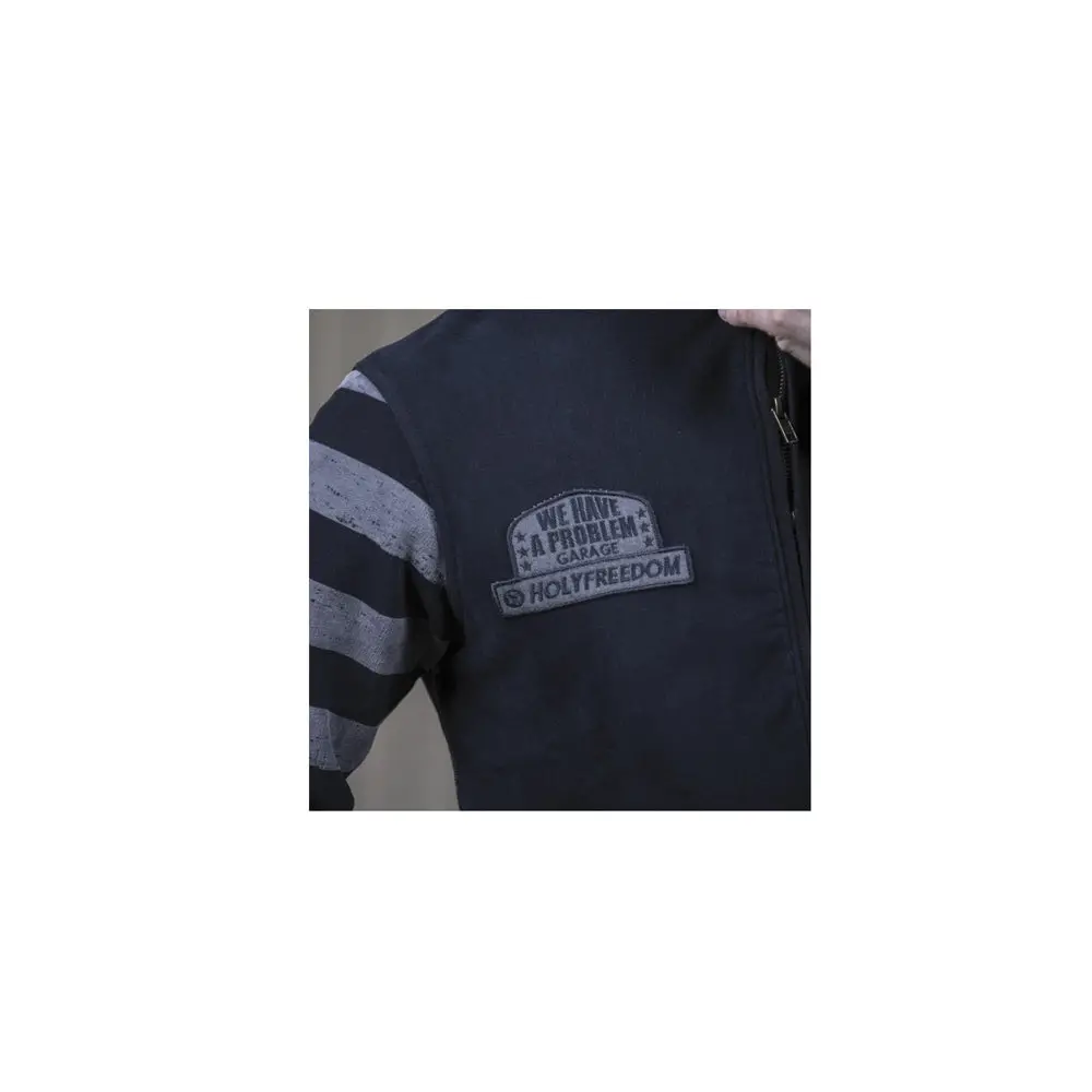 Holyfreedom Leather 2021 Sweatshirt Black Grey 4