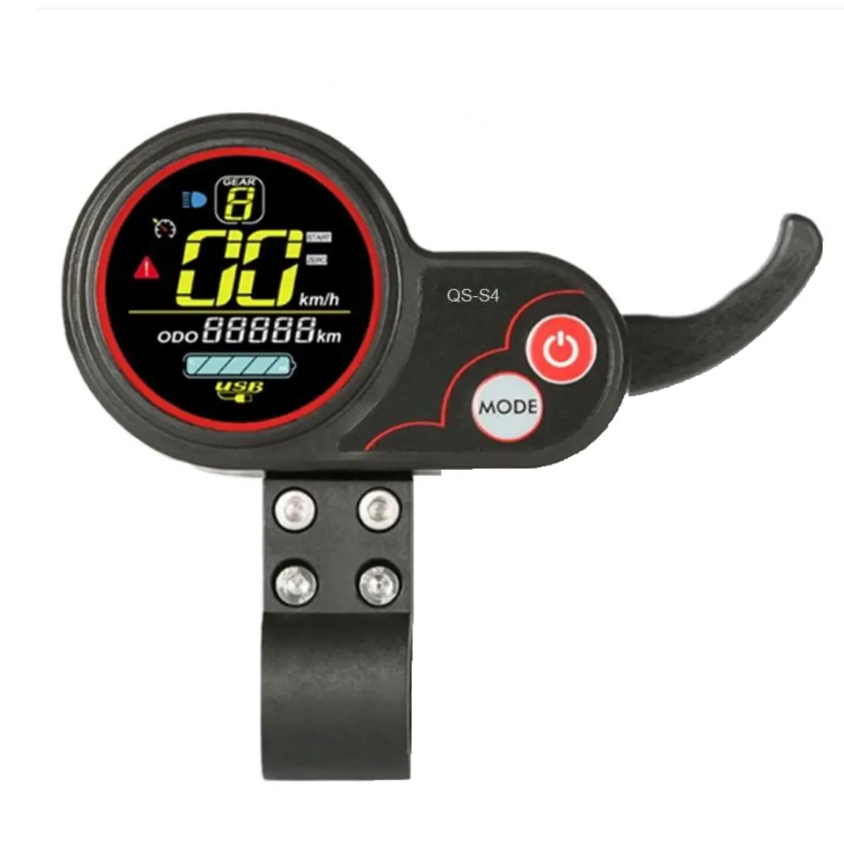 Qs-S4 Display 36/48V 6-Polig Mit Dauemngashebel Neue Versoin 1