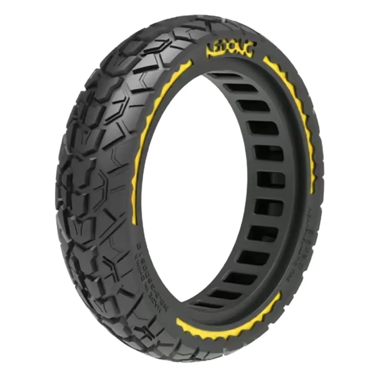 Vollgummireifen 8.5X2 Zoll (50-156) Gelb Schwarz Nedong Off-Road 1