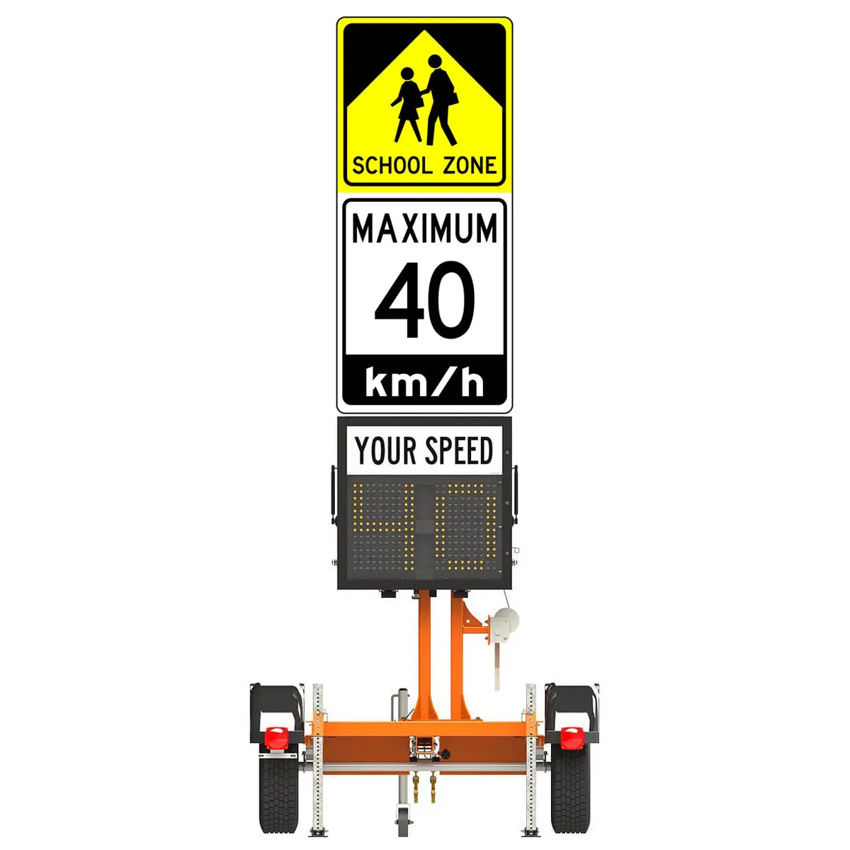 School Zone Speed Radar Trailer 1