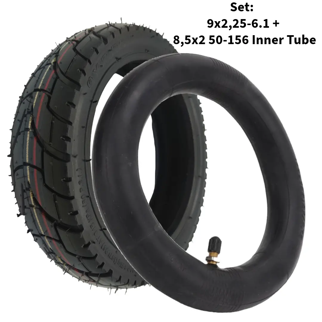 Niu Kqi Pro 1 Reifen Schlauch Set 9X2.25-6.1 Schlauch Gerades Ventil Aftermarket 2
