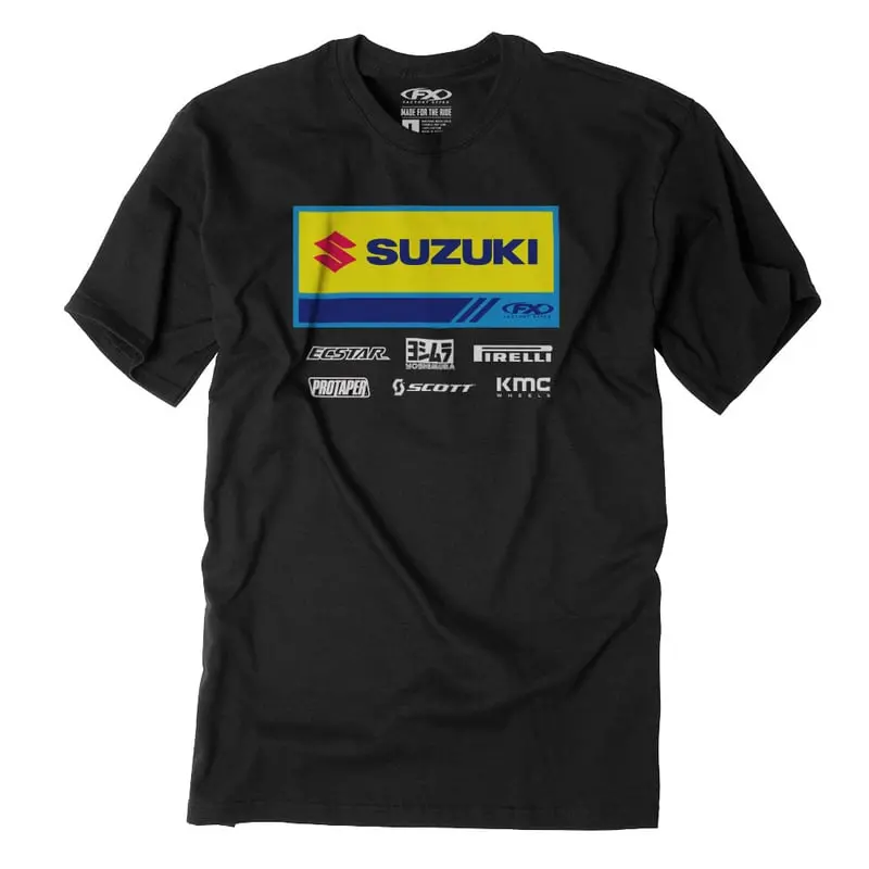 Factory Effex Suzuki Racewear T-Shirt #24-8742 1